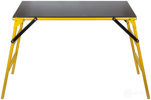Multifunctional collapsible steel table, working height 770 mm, platform 500x1000mm