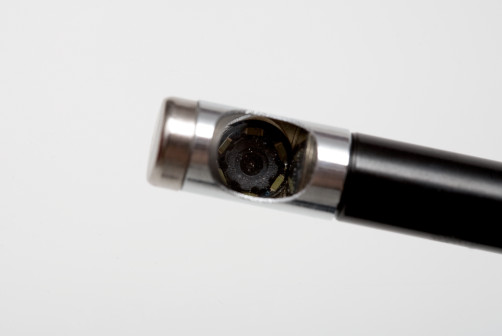 Magnetic endoscope tip for fiber optic cables with a diameter of 4 mm
