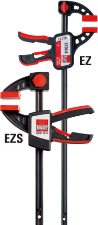 EZS90-8 Pistol-type clamp, force: 2 kN, 900 mm x 80 mm, spacer 170 - 1110 mm, convenient change of work from compression to spacer