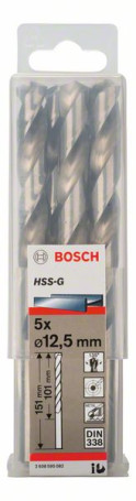 Metal drills HSS-G, DIN 338 12.5 x 101 x 151 mm, 2608595082