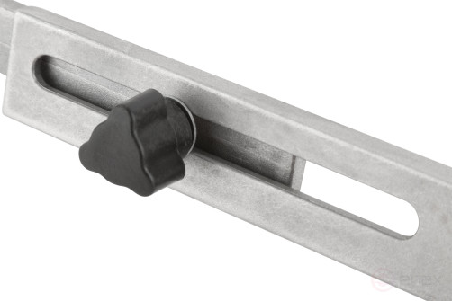 Roller handle, aluminum Ø 8 mm, sliding, width 350-450 mm