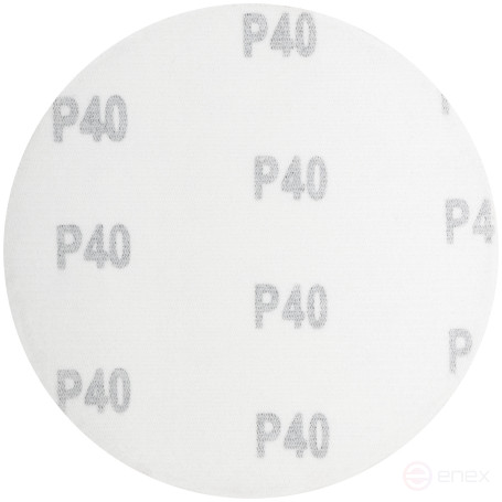 Solid grinding wheels (Velcro), aluminum oxide, 125 mm, 5 pcs. P 40