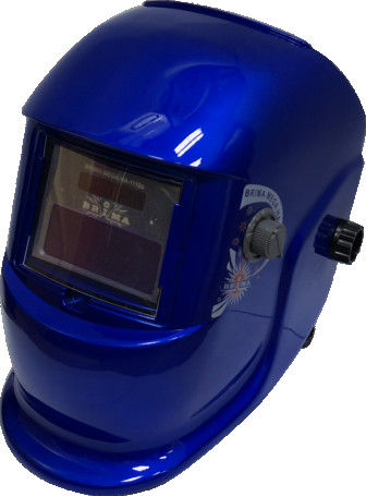 Самозатемняющаяся сварочная маска BRIMA MEGA HA-1110o синяя
