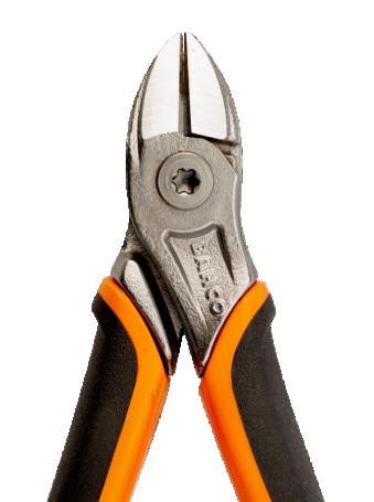 Кусачки-бокорезы с рукоятками ERGO, никельхромированная отделка, 140 мм, промышленная упаковка