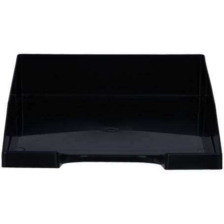 Лоток для бумаг горизонтальный СТАММ "Стандарт", черный