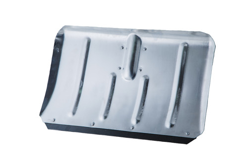 LTR 500*300 steel shovel, 0.8 mm sheet without handle with bar