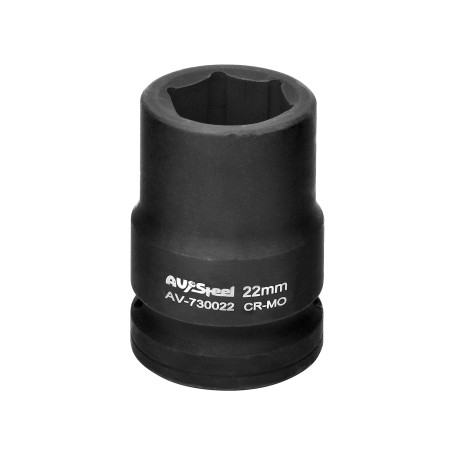 Головка ударная 3/4" шестигранная 22 мм "AV Steel" AV-730022