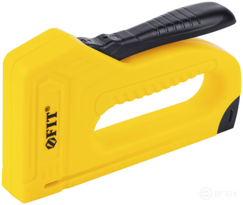 Stapler for narrow staples "type 53" 4-10 mm, spring mechanism, ABS plastic housing