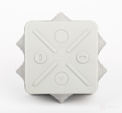 KUPR ERA Potential Equalization Box-100-100-50 grey 100x100x50mm, 6x9. 8 tire groups IP55