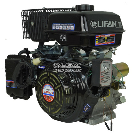 Lifan 192FD engine, 25mm shaft, 3 Amp coil
