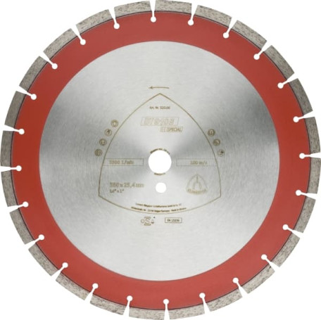 Diamond cutting wheel DT 910 B Special, 450 x 25.4