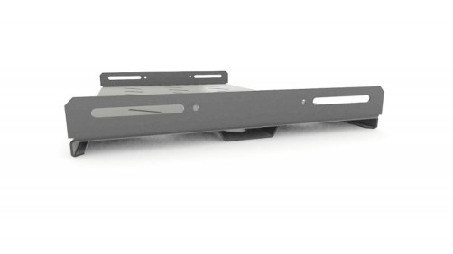 TSH3M-300-RAL7035 Reinforced stationary shelf, depth 300 mm, with side mounting, load up to 50 kg, for cabinets of the TTB, TTR, TWB/TWB-FC series, 485x300mm (WxDxH), color gray (RAL 7035)