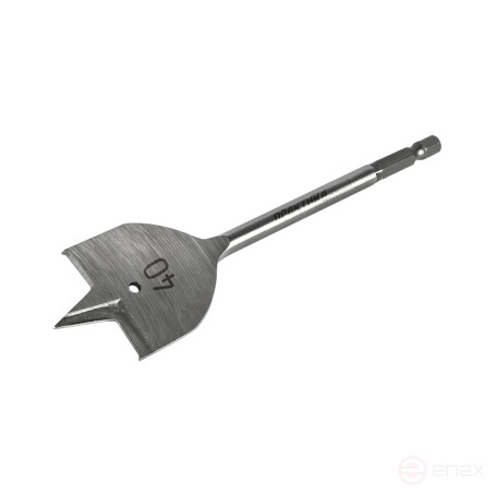 Сверло по дереву перовое ПРАКТИКА 40 х 152 мм (1шт.) блистер (033-031)