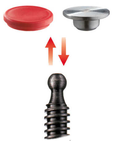 TG12 Струбцина из ковкого чугуна 120/60, усилие: 6 кН, с деревянной рукояткой, полая рейка