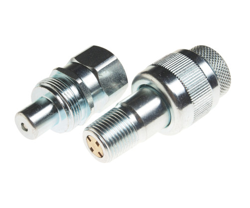 A set of 3/8" connectors for connecting JTC hydraulic cylinders