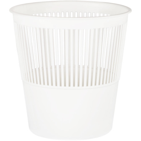 Paper basket STAMM, 09l, mesh, white