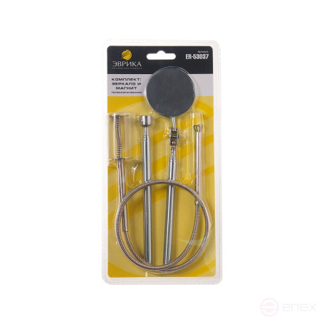 Набор ER-53037 зеркало телескоп. круглое 50 мм./магнит телескоп. до 1,3 кг/захват 609,6мм ЭВРИКА 1/10/50