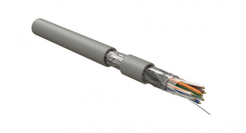 IFUTP4-C5E-S24/1-FRPVC-GY (500 m) Industrial Ethernet cable, category 5e, 4x2x24 AWG, single-wire cores (solid), F/UTP, PVC, grey
