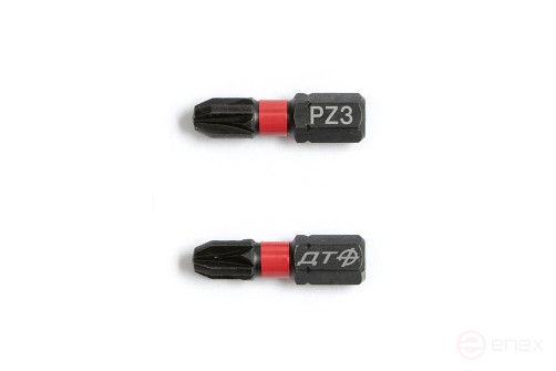 1/4" impact bit, PZ3 × 25 mm, 10 pcs.