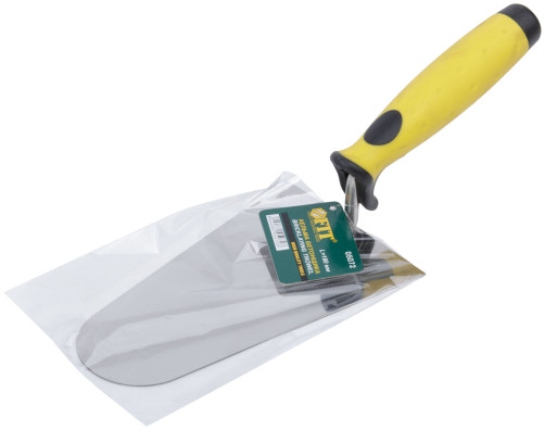 Stainless steel trowel, soft handle, Professional, concreter 180 mm