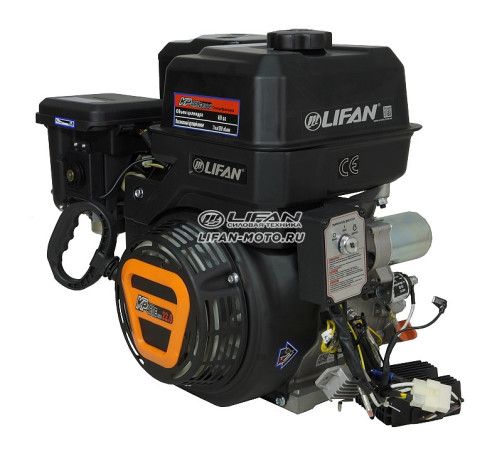 Lifan KP460E ECC engine, 25mm shaft, 18 Amp coil