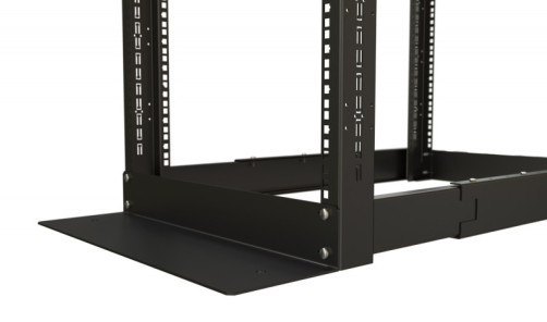 ORK2A-4268-RAL9005 Open rack 19-inch (19"), 42U, height 2070 mm, two-frame, width 550 mm, depth adjustable 600-850 mm, color black (RAL 9005)