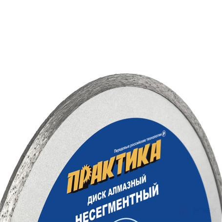 Диск алмазный несегментный ПРАКТИКА "Мастер" 200 х 25,4/22 мм (036-469)