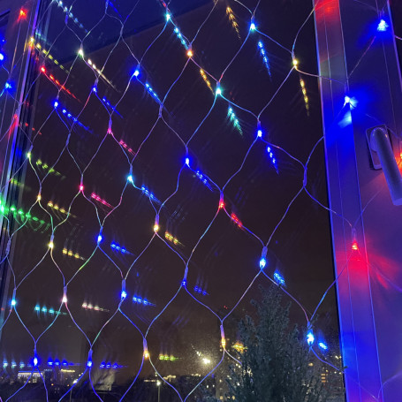LED Christmas garland ERA ENIS-01R network 1.8mX1.5m RGB