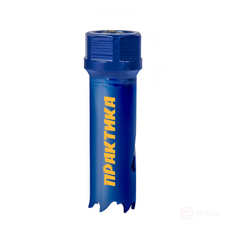 Коронка биметаллическая ПРАКТИКА 16 мм (1шт), клипса (035-905)