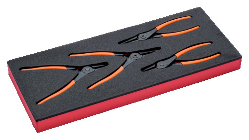 Fit&Go Set of lock ring pullers in a bed, 4 items