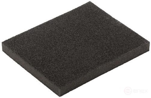 Aluminum oxide grinding sponge, 125x100x10 mm, P 320