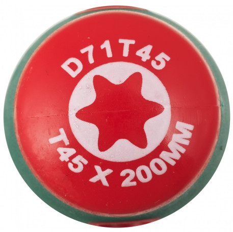 D71T45 TORX® ANTI-SLIP GRIP screwdriver, T45x200