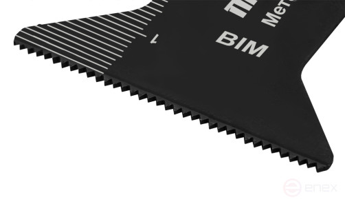 Насадка для МФИ ПРАКТИКА режущая Т-образная, BiM, по металлу и пластику, 44 мм, мелкий зуб (240-263)