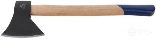 Axe forged steel, wooden handle 1000 gr.