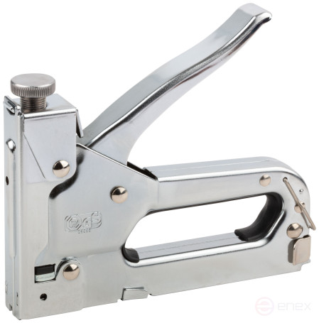 Stapler for wide staples 4-in-1 "type 140" 6-14 mm, with adjustableudara, met.corp., Pro, in a briefcase+staples