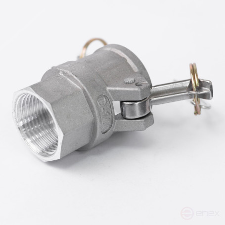 Camlock type D-100 1" (25 mm), aluminum, 1 piece