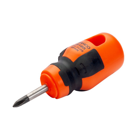 BAHCO Fit Screwdriver short straight slot 5.0X1.0X25