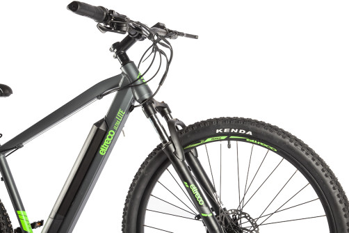 Велогибрид Eltreco Ultra LITE Серо-зеленый-2505