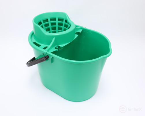 ACG Ведро 12л зеленое, с отжимом 1003422