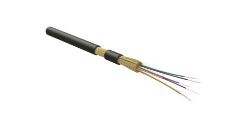 FO-MB-IN/OUT-50-12- LSZH-BK Fiber optic cable 50/125 (OM2) multimode, 12 fibers, gel-free microtubules 0.9 mm (micro bundle), internal/external, LSZH, ng(A)-HF, -40°C – +70°C, black