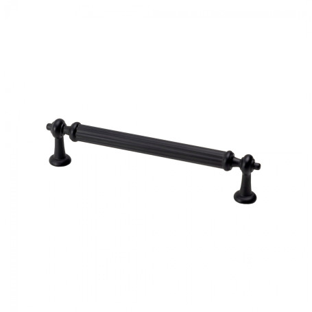 Handle meb. bracket met. ADAM 128 black matte, AKS