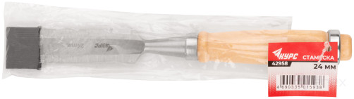 Стамеска с деревянной ручкой 24 мм