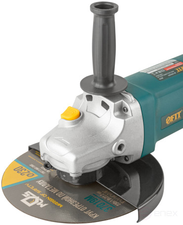Angle grinder 2500 W; 6500 rpm; KlK 230 mm; 7.1 kg; arm.rotor; used brushes; cut.tilt; float.start-up; cor.
