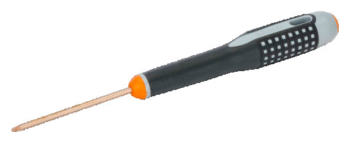 IB Screwdriver for Pozidriv screws (copper/beryllium), PZ1x100 mm, handle EGRO