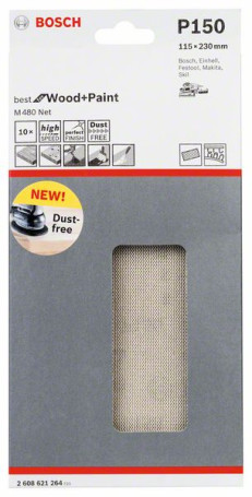 Шлифлист 115 x 230 mm, 150, 2608621264