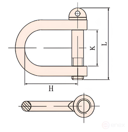 1/2 intrinsically safe rigging bracket, AlCu