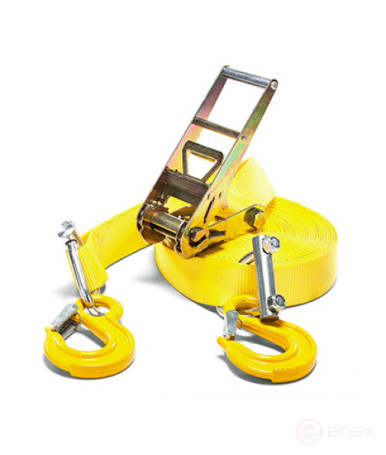 Ремень стяжной с храповым механизмом РОМЕК для крепления груза 10,0/20,0тн, 8м арт. 75.100.1.0