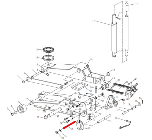Шпилька соединительная V3.5 (Reinforcing rod pos.36)