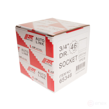 Головка торцевая 3/4" 46мм 12-ти гранная L=68мм JTC