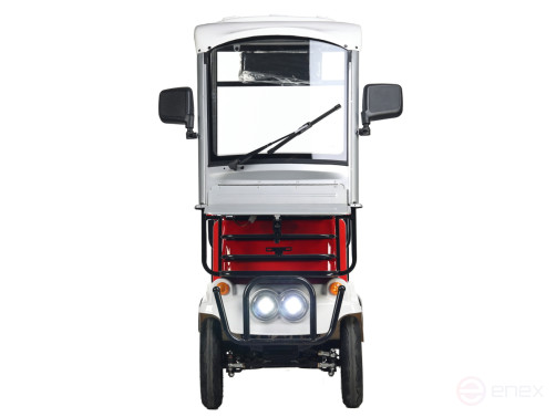 Электротрицикл Rutrike Gelbert Lich 48V/60V 600Вт, красный